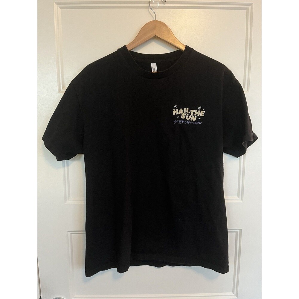 Hail The Sun Spring Tour 2024 Black Graphic T-Shirt Music Band Tee Large